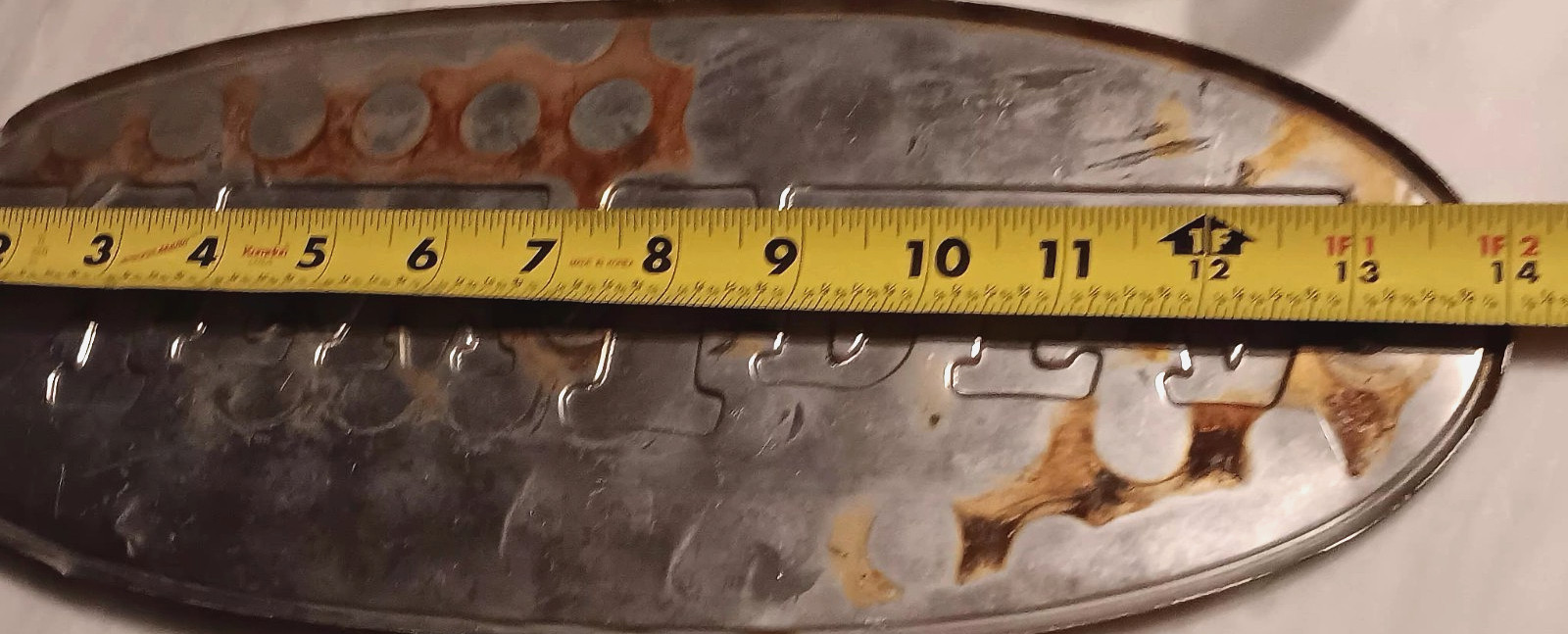 Vintage NEW IDEA Farm Equipment Tractor EMBLEM TAG aluminum COLDWATER OHIO