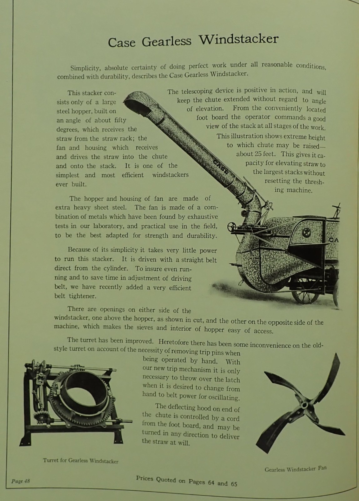 CASE THRESHING MACHINERY CATALOG 1912