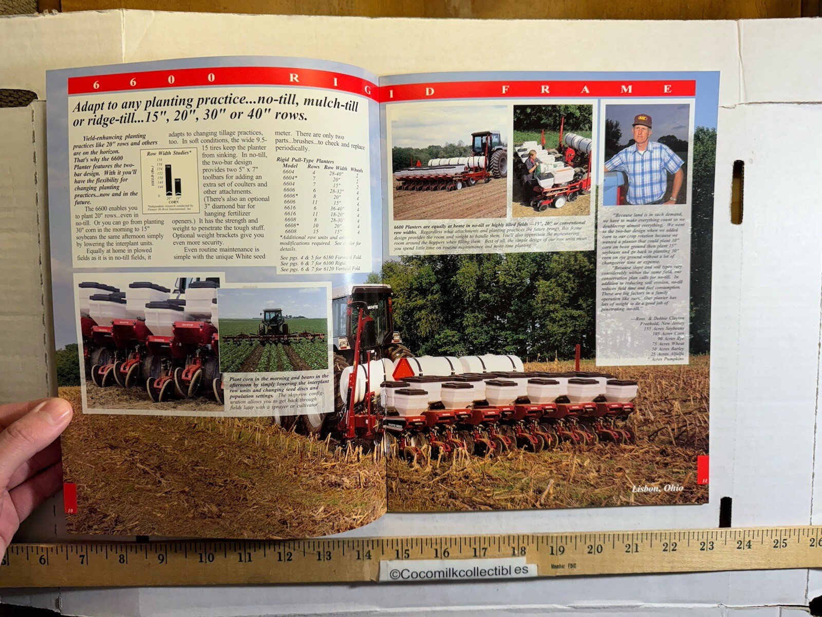 Vintage 1992 White 6000 Series Planters Managing For Profit Brochure