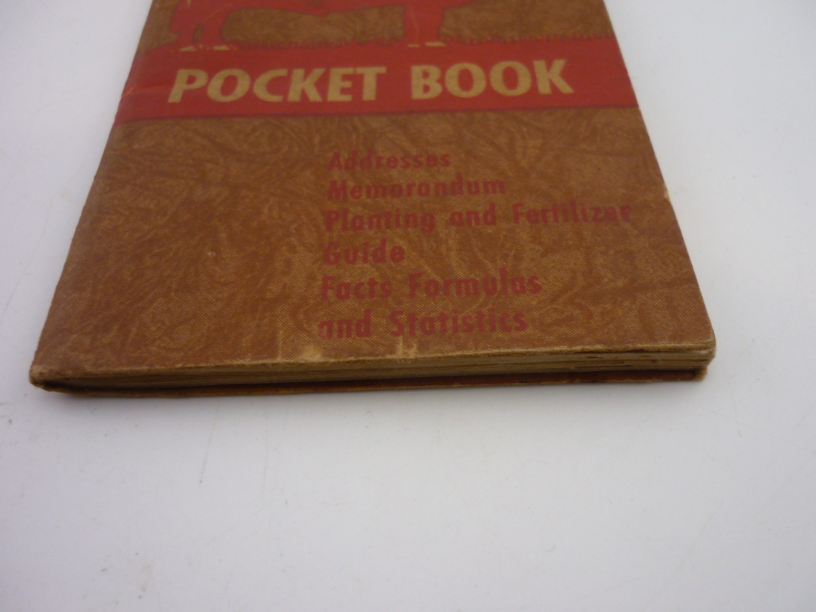 1946 Swift&rsquo;s Red Steer Fertilizers Pocket Book Farm Advertising Memorandum