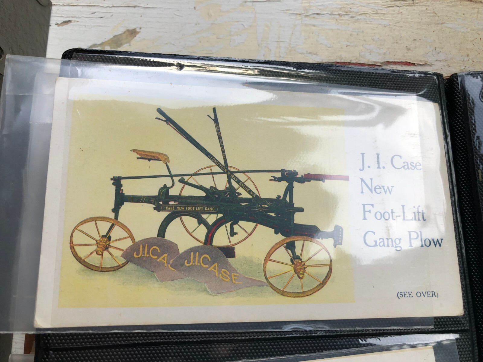 MISC-4160 early 1900s/late 1800s J I CASE FARM IMPLEMENT flyer GANG PLOW