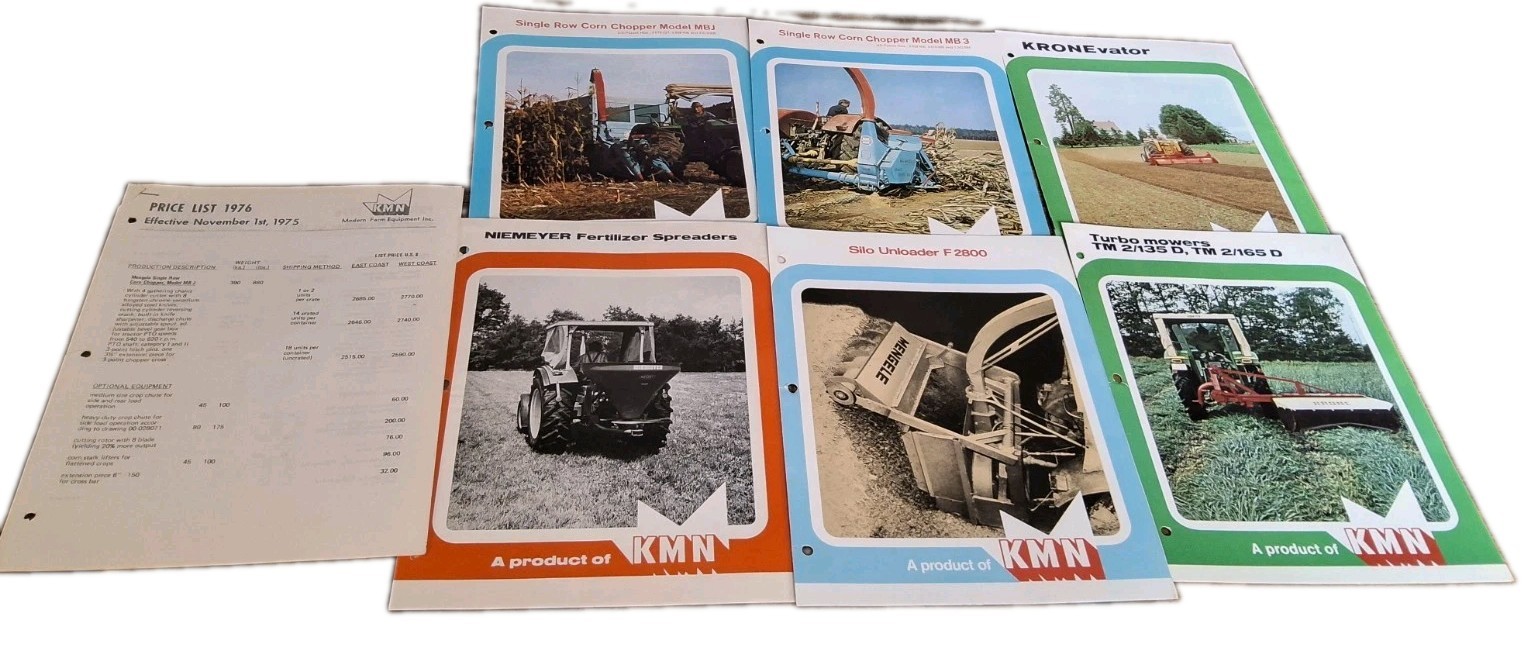KNM Brochures Corn Chopper KRONEvator Fertilizer Spreaders Silo Unloader Mowers