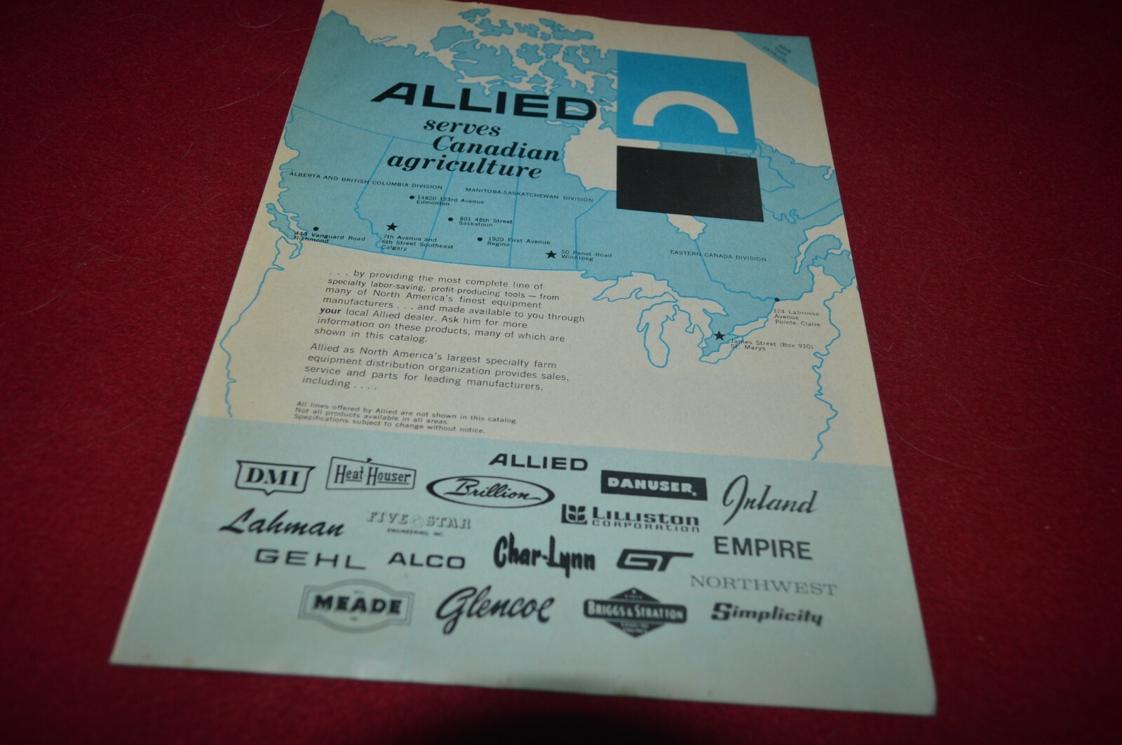 Allied Farm Equipment In Canada Brochure FCCA