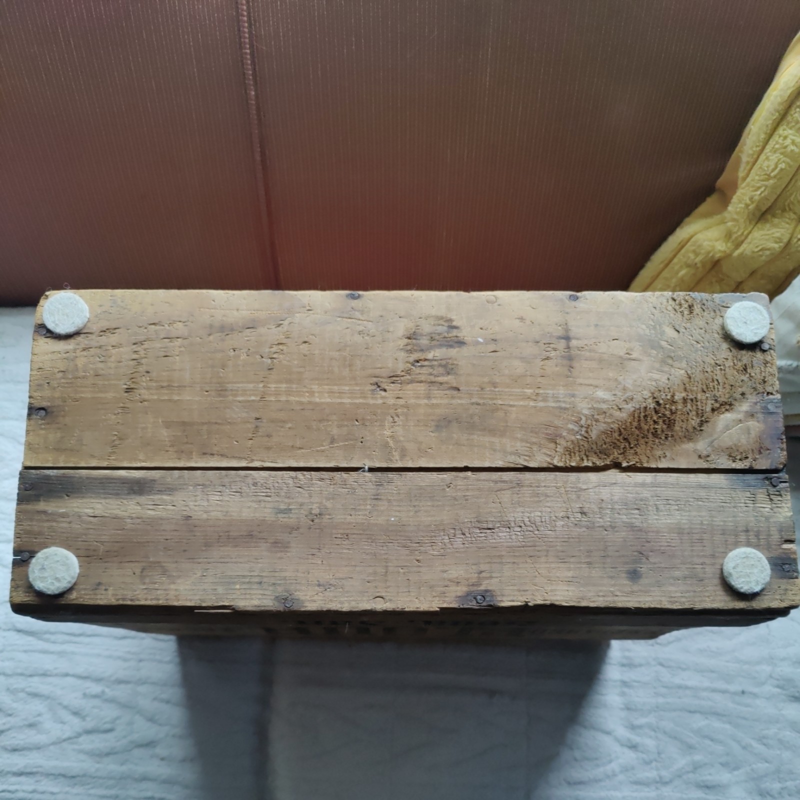 Reliable Prepared Flour Co BOSTON Mass WOOD BOX CRATE Cakes Biscuits Pastry