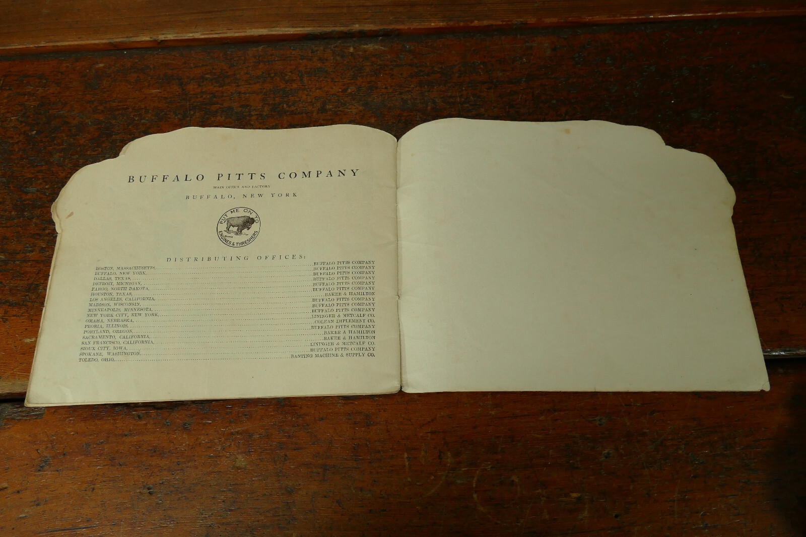 Antique 1904 Buffalo Pitts Farm Implement Catalog Threshers Buffalo NY