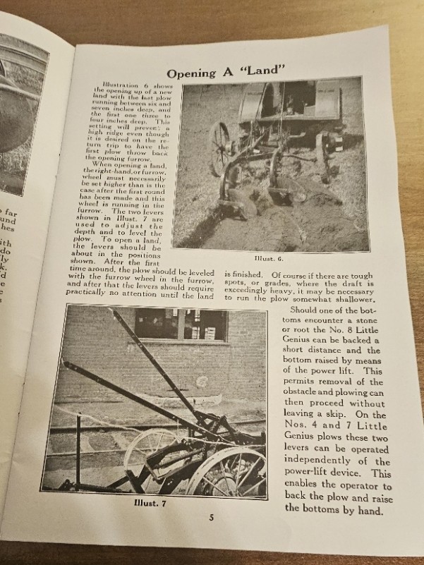 1930s-40s International Harvester Booklet Tractor Plowing at its Best