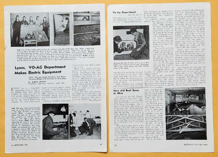 Original 1941 4-H Article Features Clyde Maddus, Crossville Tennessee