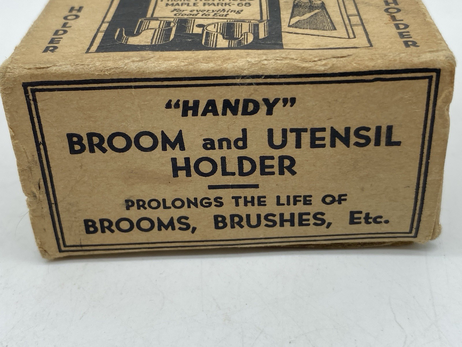 VTH Handy Broom & Utensil Holder w Original Box Minneapolis Moline Tractor