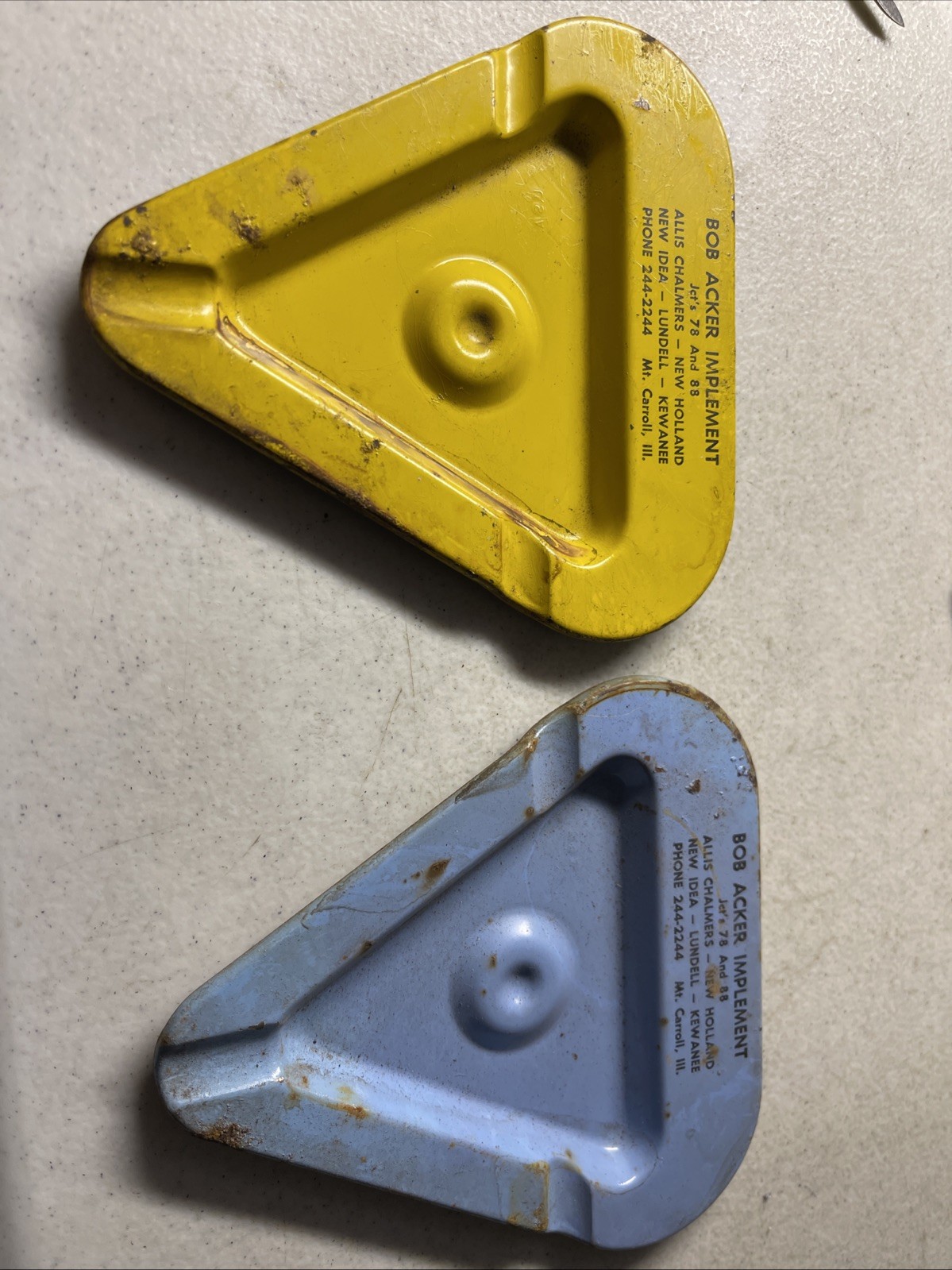 VINTAGE Mt. CARROLL IL. BOB ACKER IMPLEMENT ALLIS CHALMERS-NEW HOLLAND-NEW IDEA