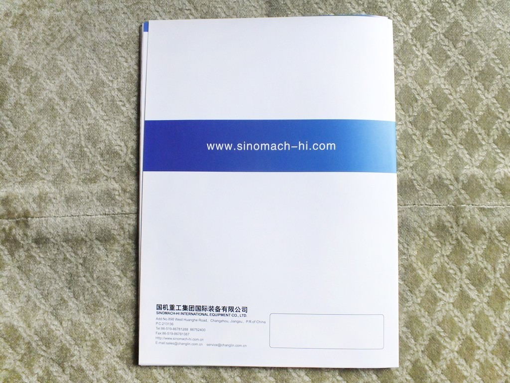 SINOMACH Truck Loader Excavator Graider Construction Equipment Brochure 2025
