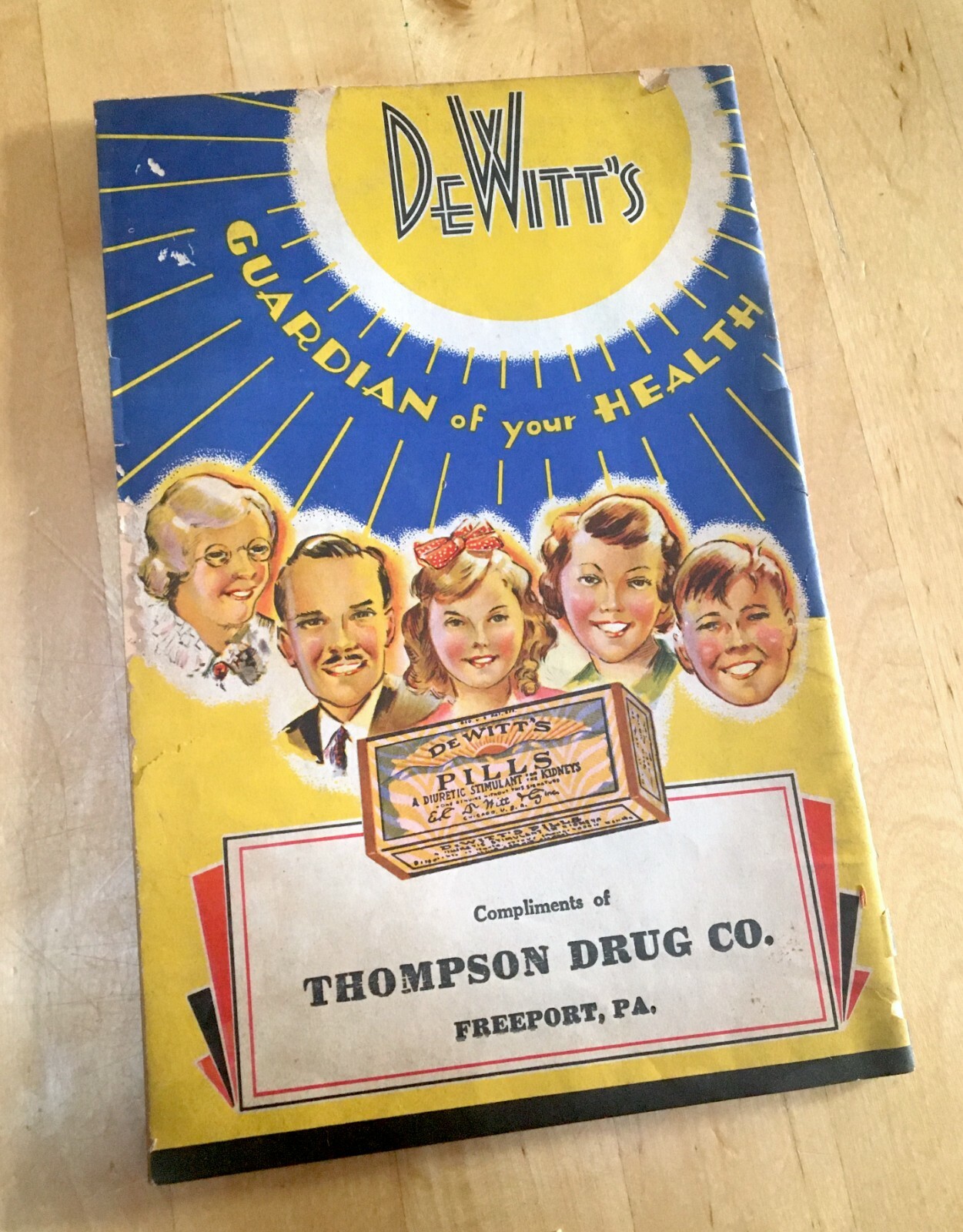 Vintage 1946 DeWitt&rsquo;s 200 Year Calendar Horoscope Book 40s Astrology Collectible