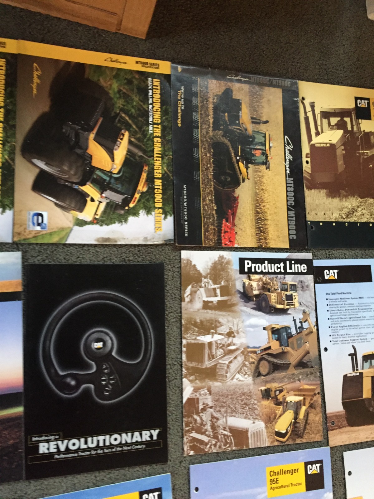 MASSIVE Lot of 43 Caterpillar CAT Industrial equipment brochures Literature