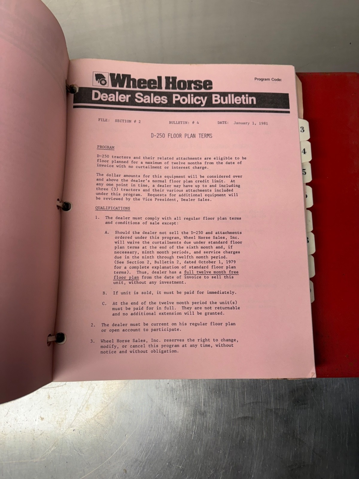 VIntage Wheel Horse Dealer Sales Guide Manual Attachment Guides & Brochures