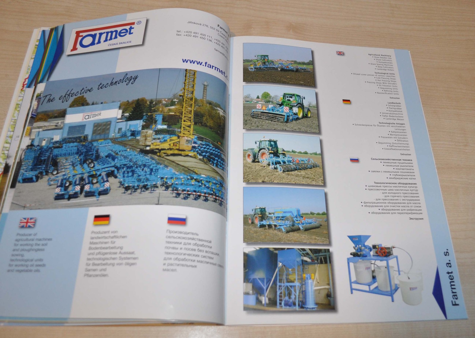 Czech Republic CZ 2007 Brno Catalog Agricultural Machinery Brochure Prospekt