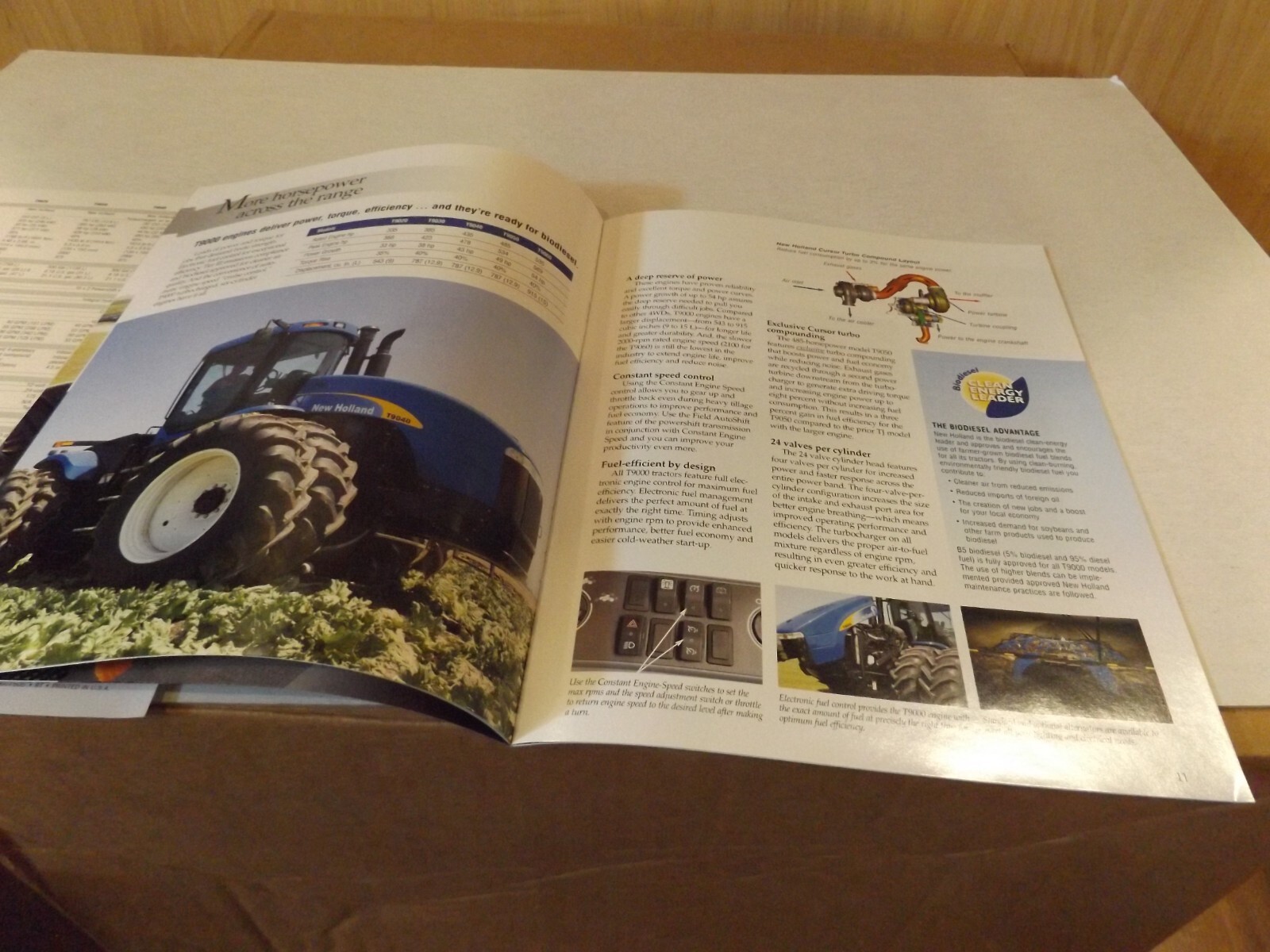 2-pc. NH T9000 SERIES 4WD TRACTORS 335 to 535 hp. LIT # NH5230702, NH5230701