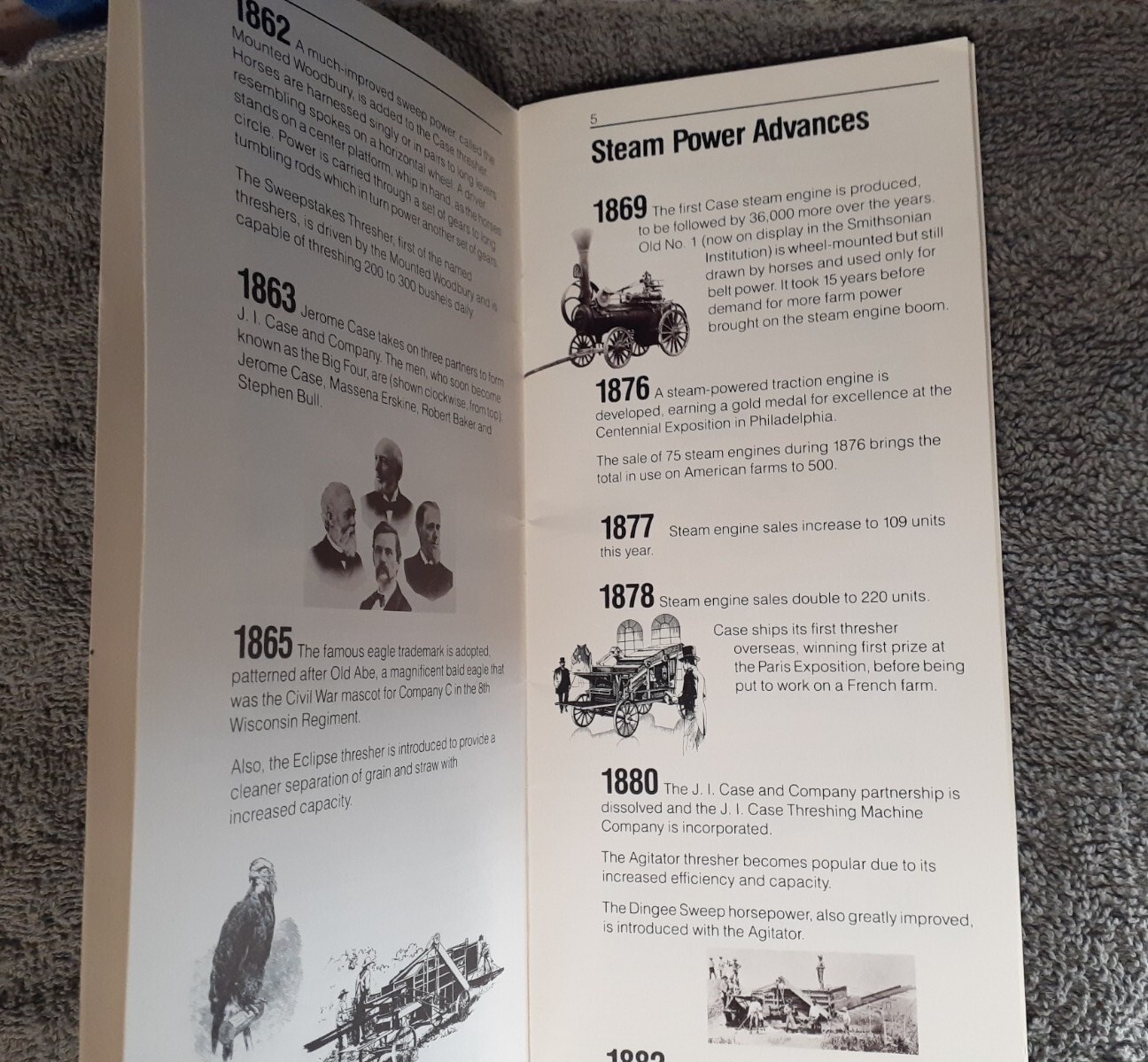 J I Case Historical Summary Booklet