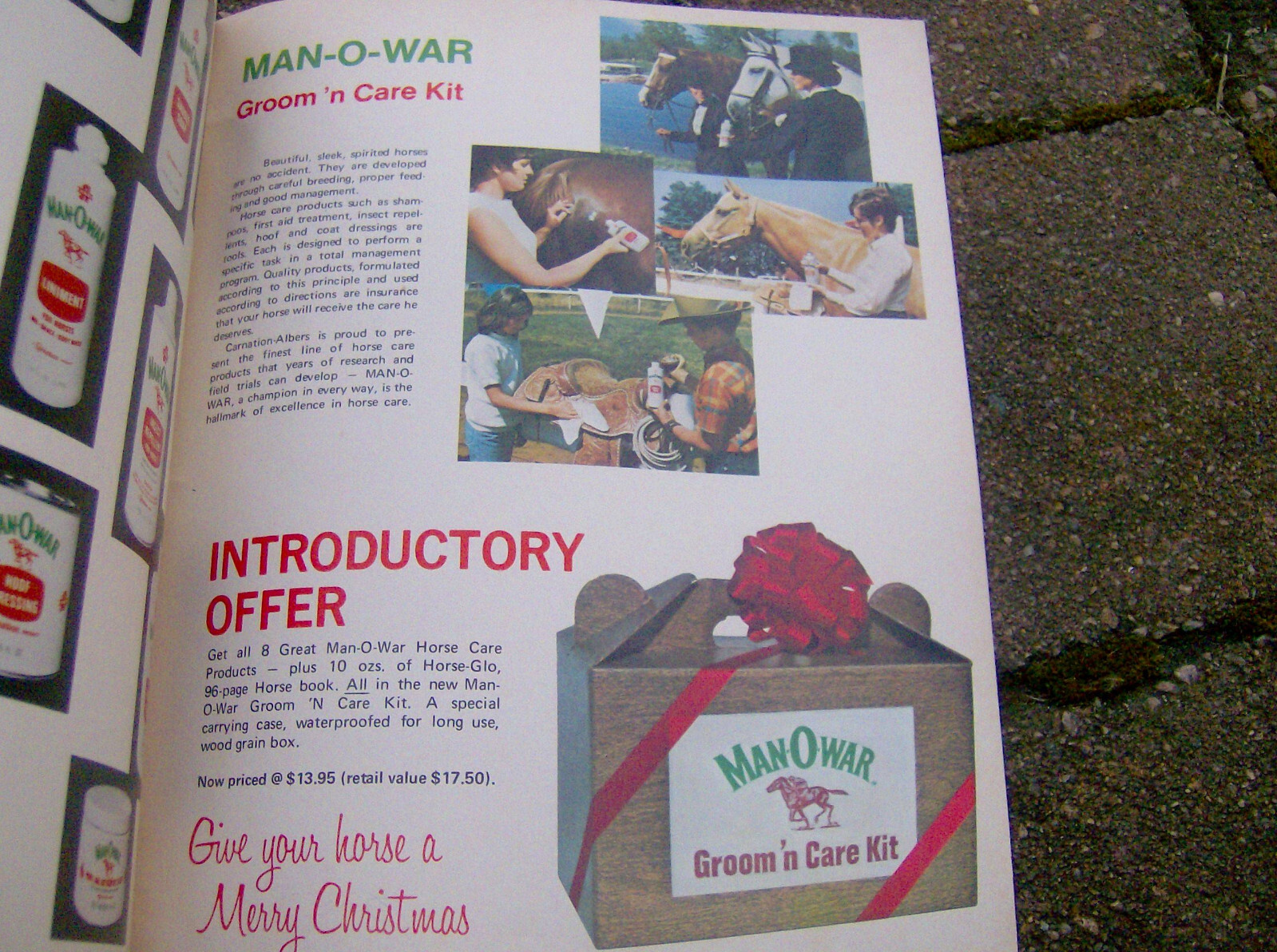 vintage 1969 CARNATION ALBERS Horse food/etc catalog veterinary equestrian farm