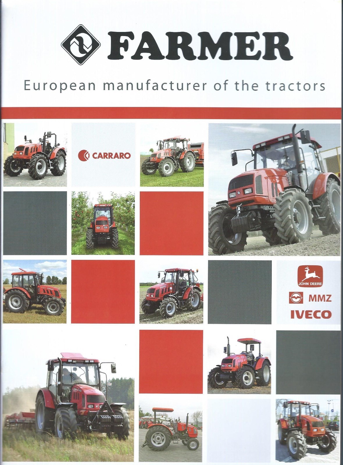 Farm Tractor Brochure – Farmer – Product Line Overview – c2013 (Poland) (F5845)