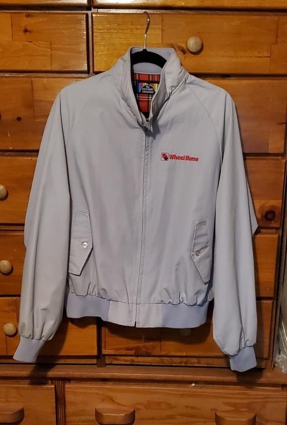 7211—-1970s-80s Wheel Horse embroidered dealer jacket