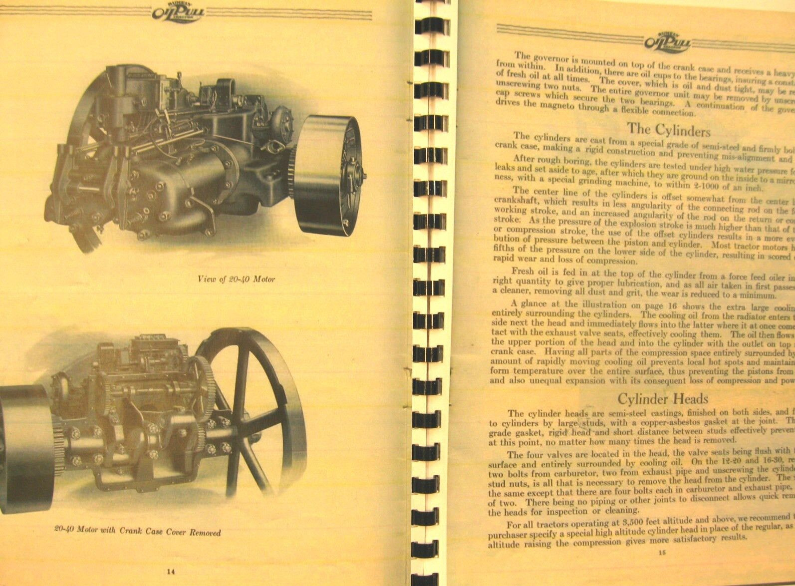 Vintage Advance- Rumely OIL PULL Farm Tractors Sales Catalogue All Models