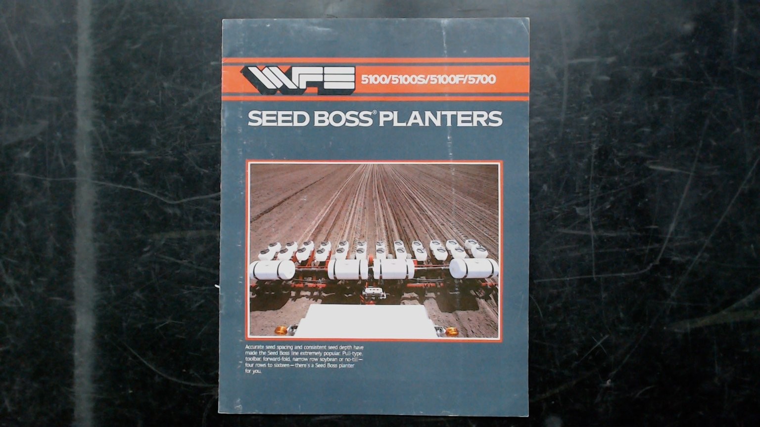 White Farm Equipment Seed Boss Planters Brochure 5100 Series Vintage