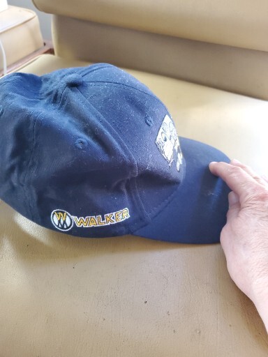 Vintage Black Lawn Mower Image Adjustable Owner/ Walker Baseball Hat/Cap 1 Size