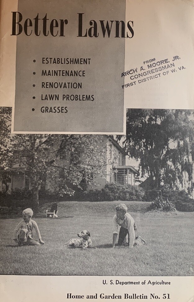 1971 Better Lawns by Home and Garden No.51 Agricultural Vintage Brochure