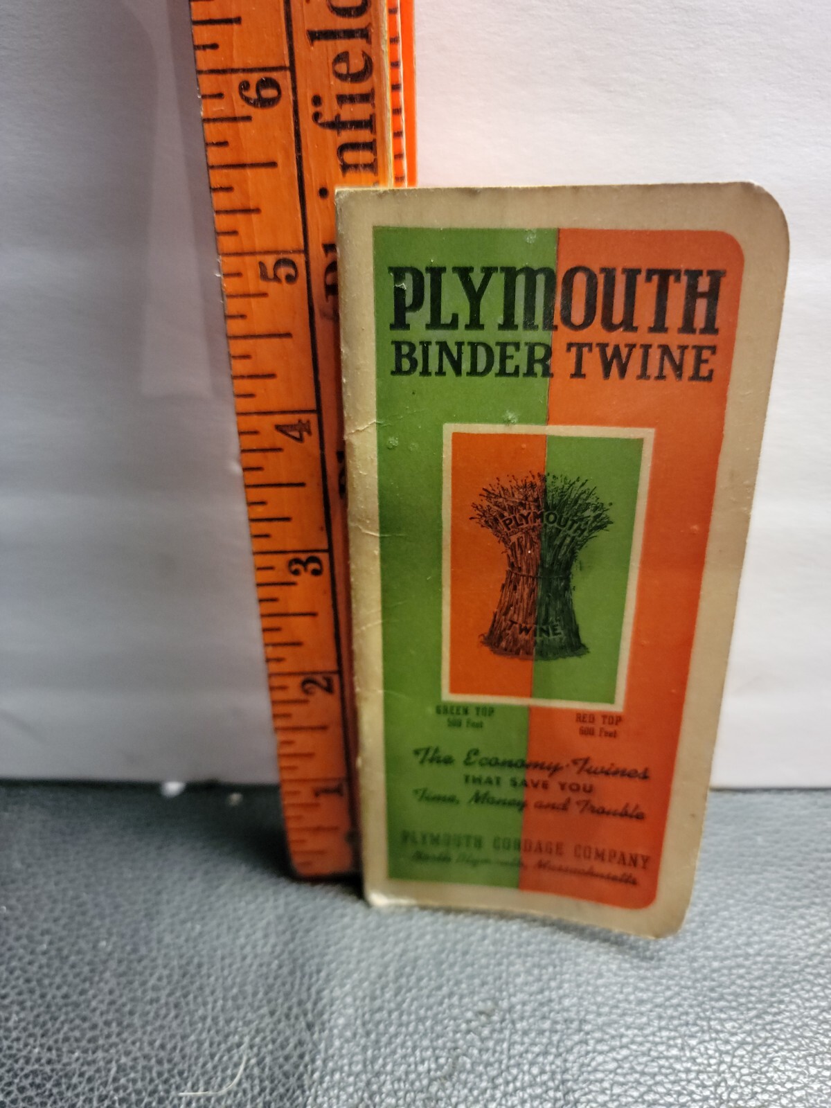 1941 – 1942 PLYMOUTH BINDER TWINE Note Pad / Calendar/ Farming