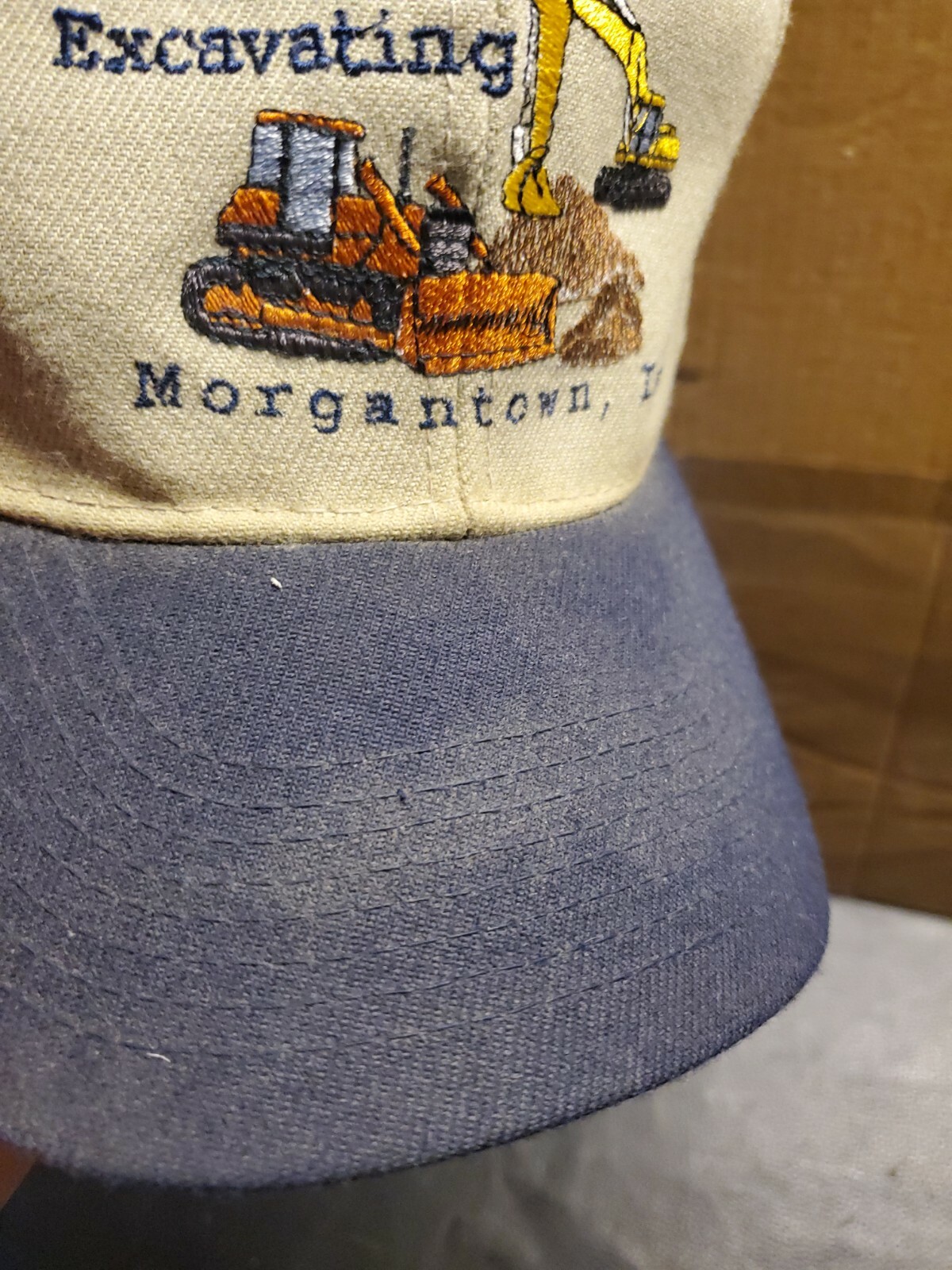 Snap Back Zupancic Excavating Hat / Dozer/ Track Hoe / Dirt Work