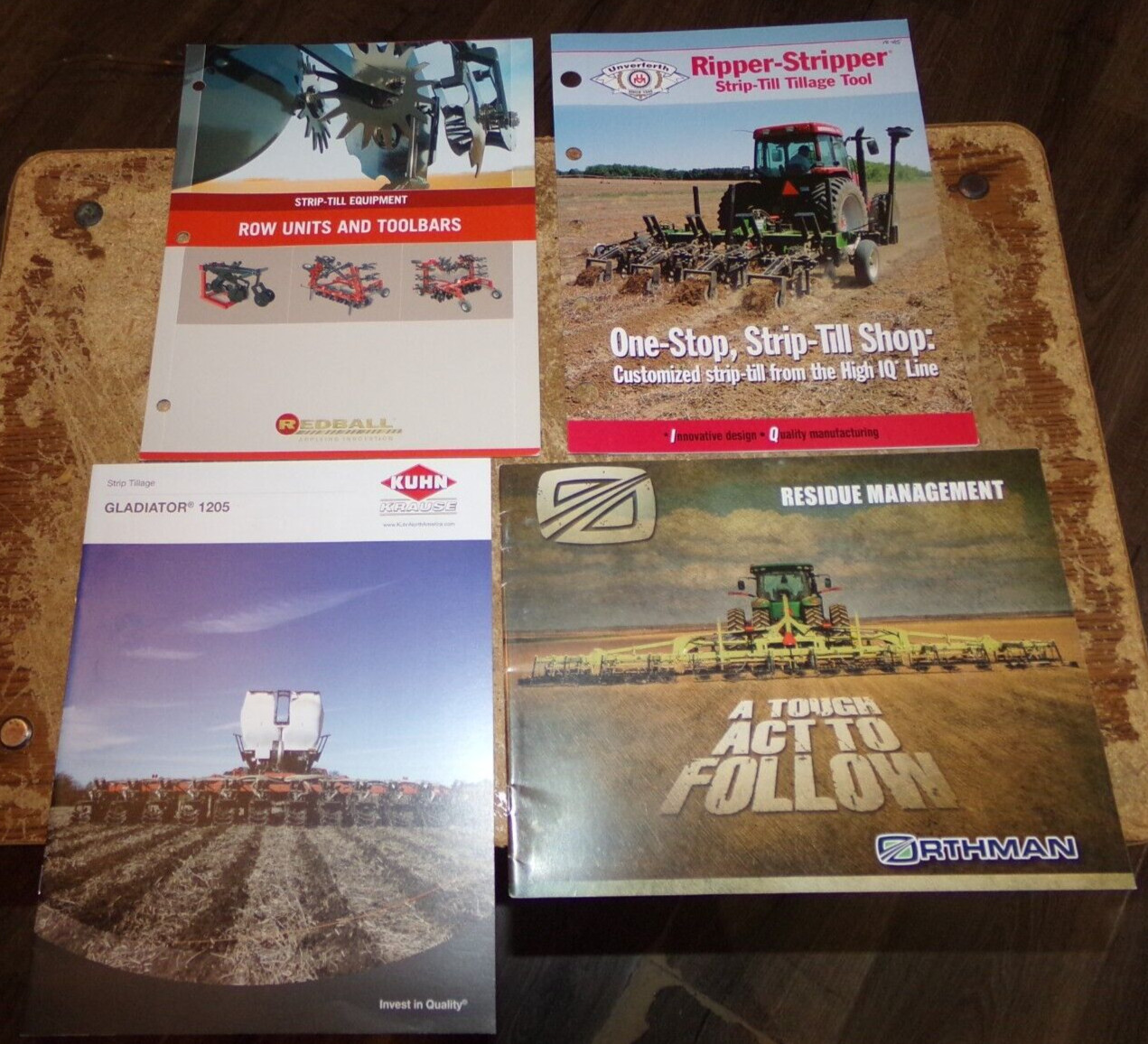 4-lot 2000&rsquo;s-2010&rsquo;s strip-till equipment brochures in nice shape used