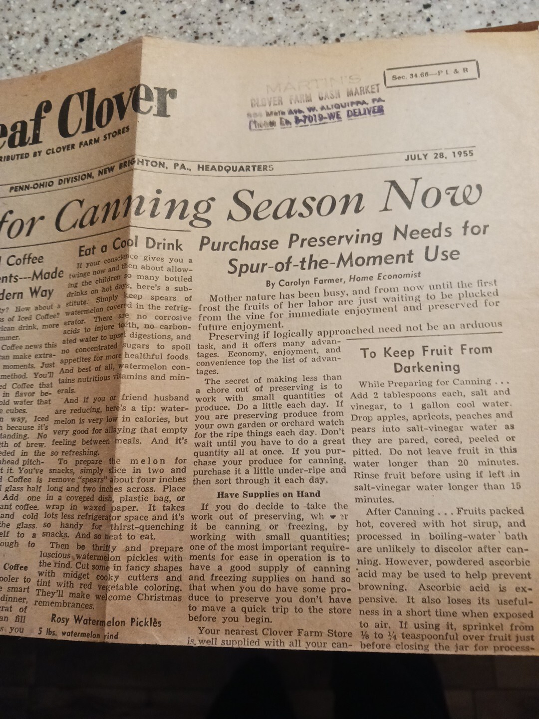 Vtg 50s Agricultural Books U.S. Department Of Agriculture Lot 1955 News Article