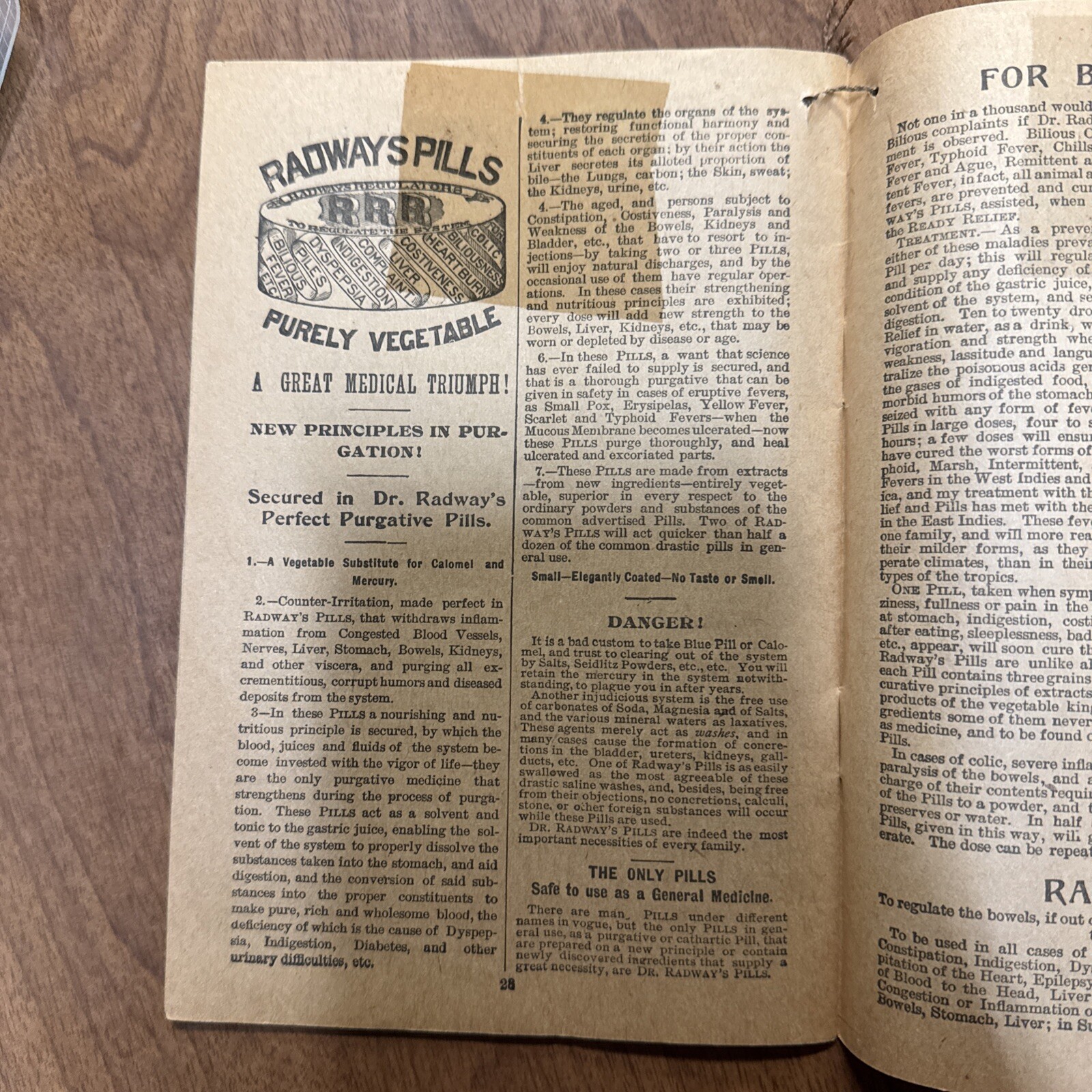 1899 Radway’s Almanac