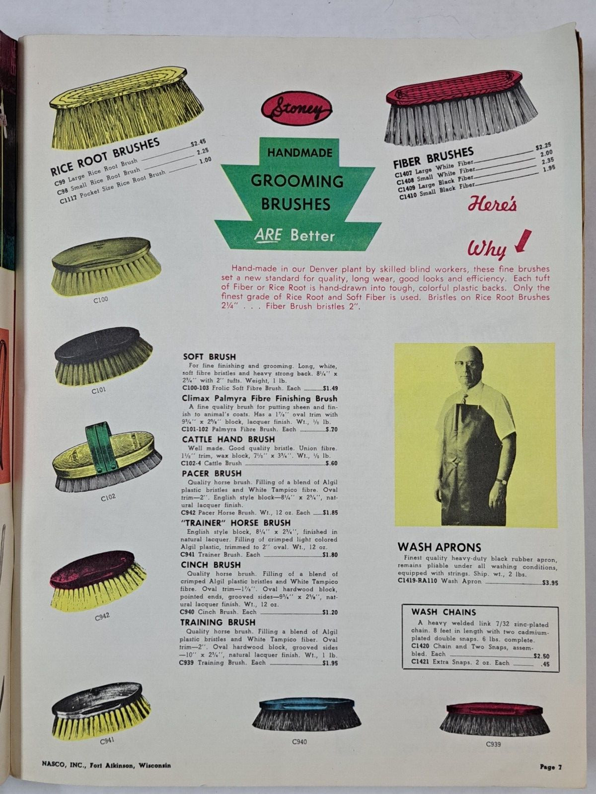 VTG 1962 NASCO Catalog #89 farm, equine, livestock, tools, tractor, implement