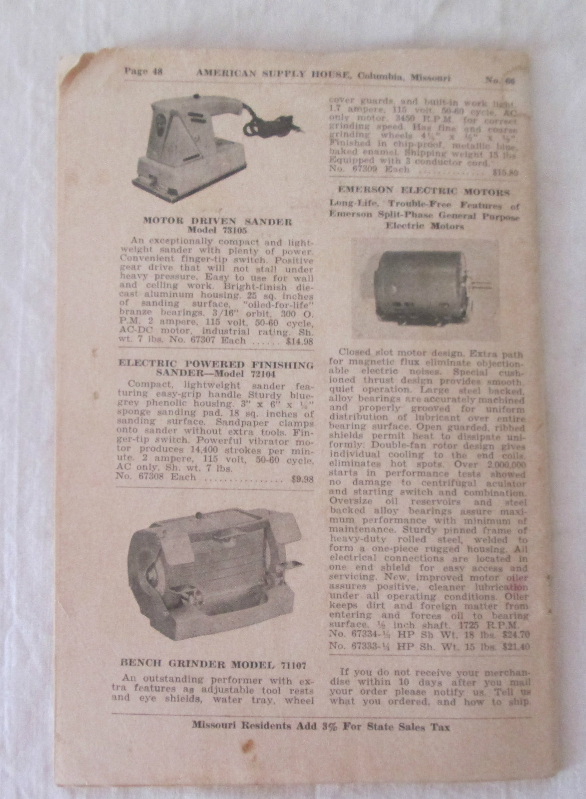Vintage 1967 American Supply House No 67 Supplies for the Goat Owner & Dairyman