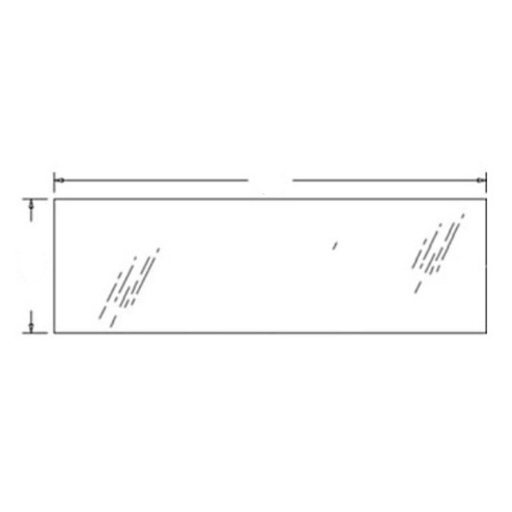 3A751-70550: Lower Window Glass Fits Kubota M105S M4900 M5700 M6800 M8200