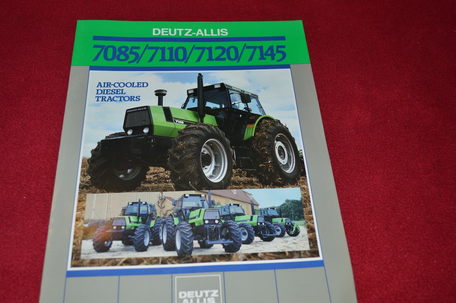 Deutz Fahr Allis 7085 7110 7120 7145 Tractor Dealer&rsquo;s Brochure AED 1108-880 LCOH