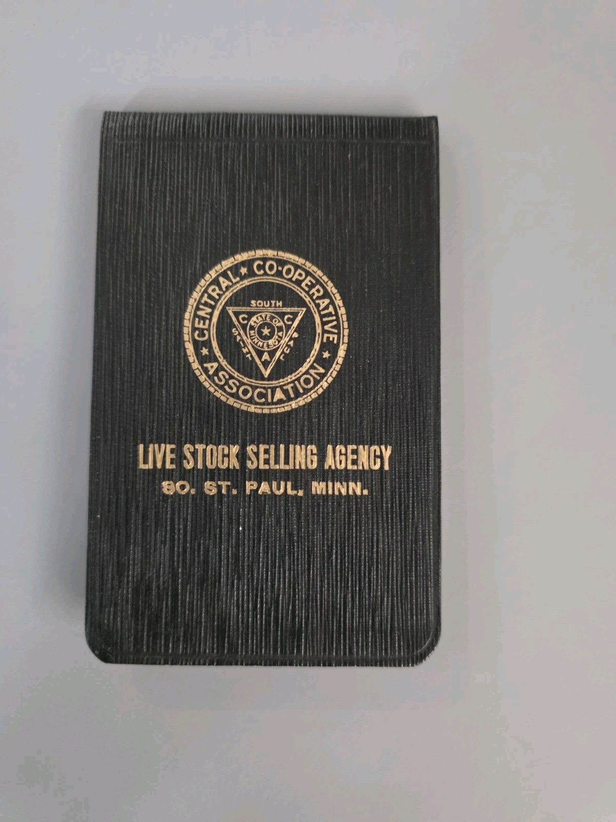 Vintage Central Co-op Union Stock Yard LIVESTOCK Commission St Paul Notebook