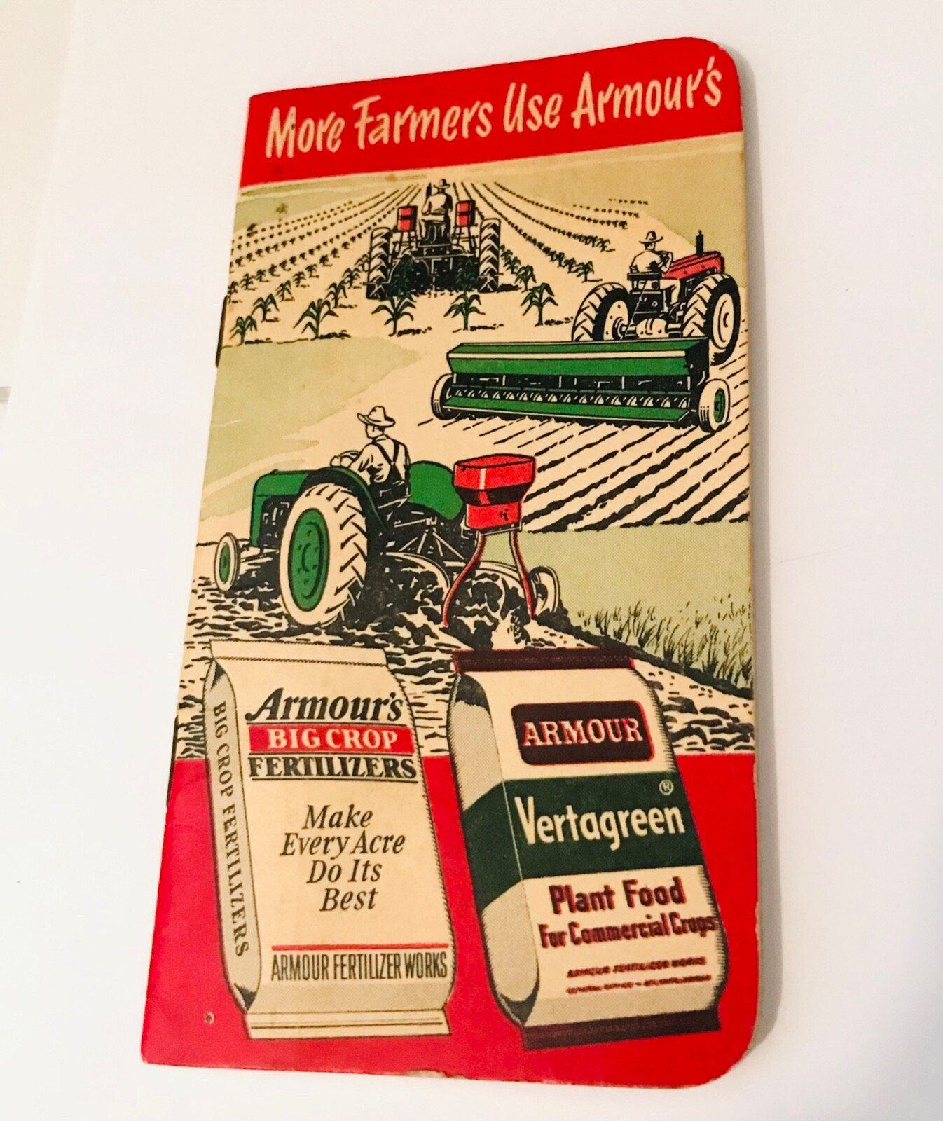 1952-1953 Armour&rsquo;s Fertilizer & Vertagreen Plant Food Pocket Notebook Calendar