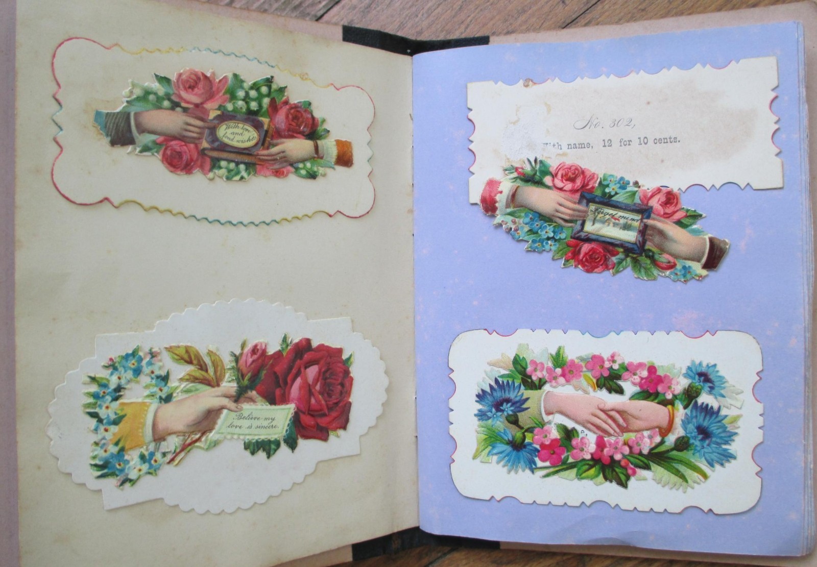 Victorian Trade Calling Card 1890 Salesmen&rsquo;s Sample Book Union Card Fringed