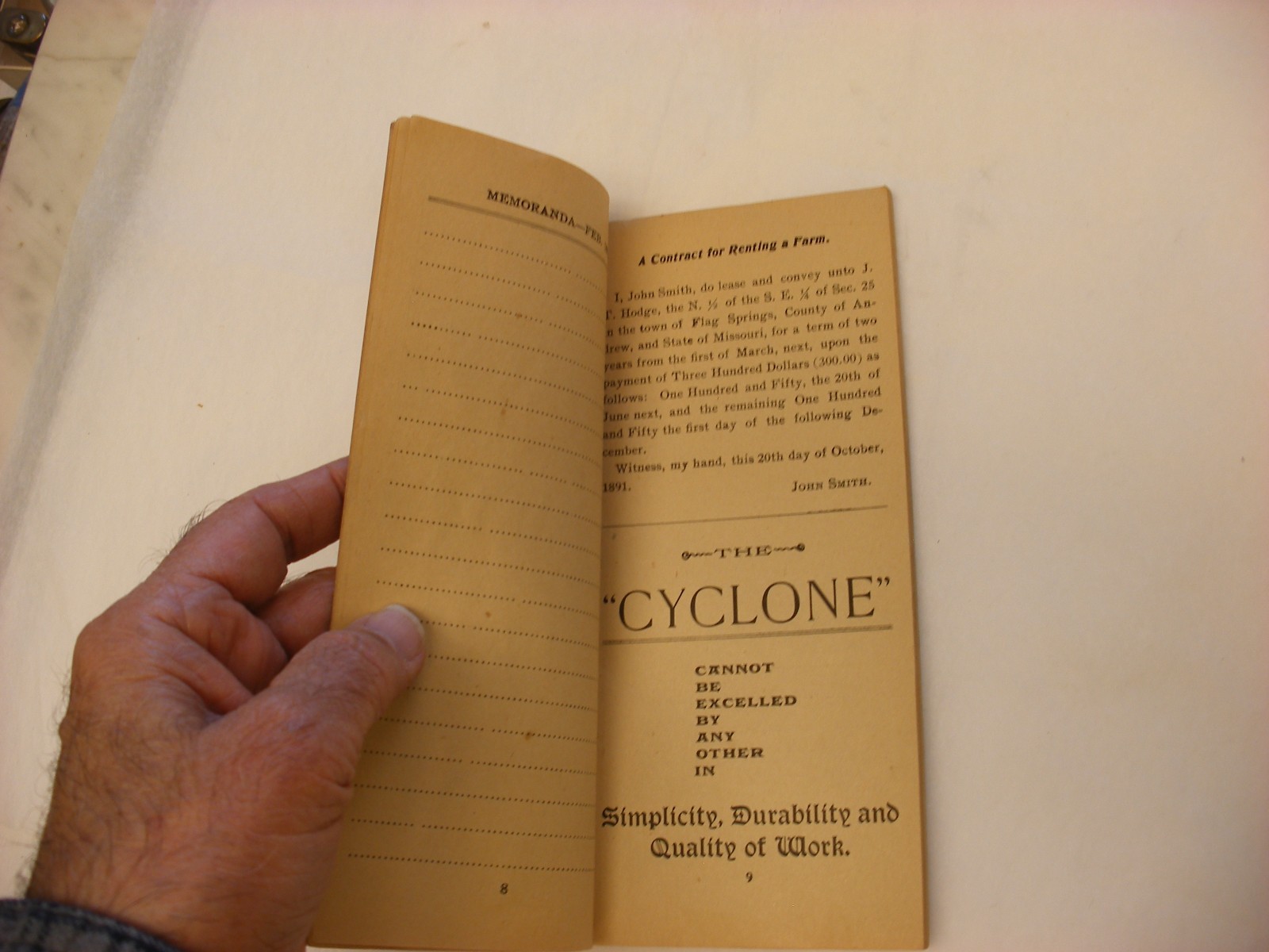 Vtg Farm Agriculture Equipment Catalog Cyclone Corn Husker Rosenthal Machine Co.
