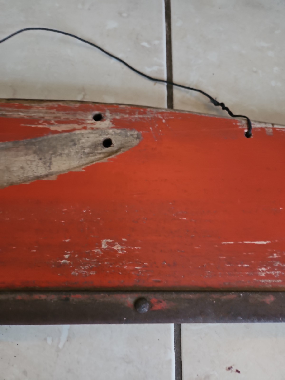 New Idea Sickle Mower Swath Board Wooden Sign 33 Inches Vintage Farm Sign