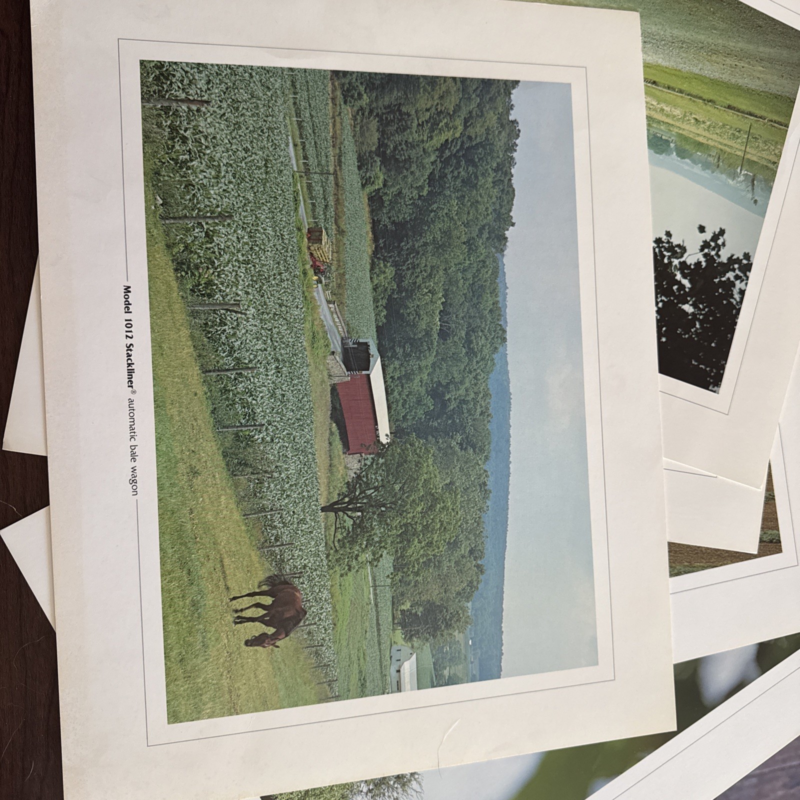 7- Vintage 1980s Farming Photo Ads Lancaster PA