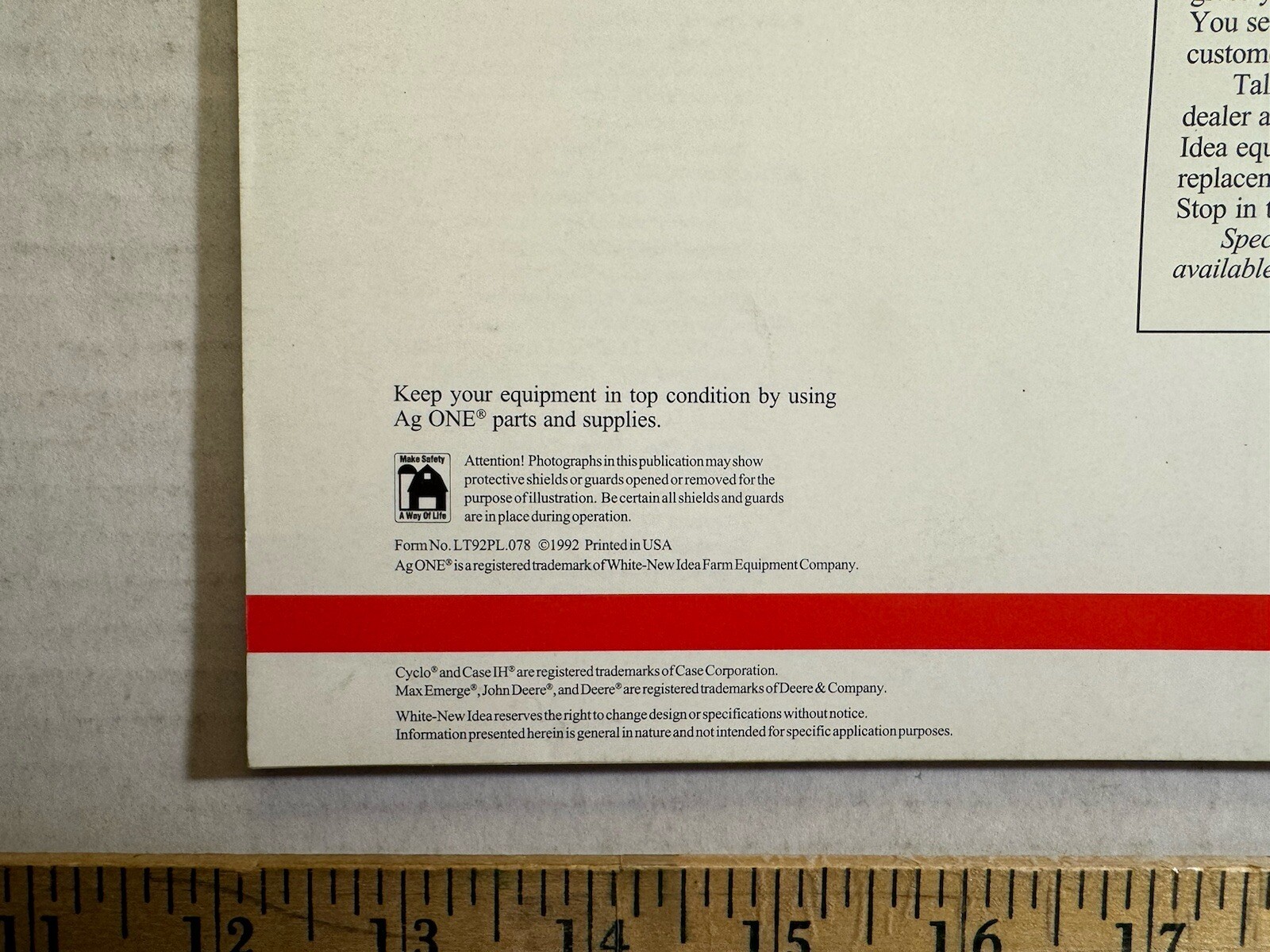 Vintage 1992 White 6000 Series Planters Managing For Profit Brochure