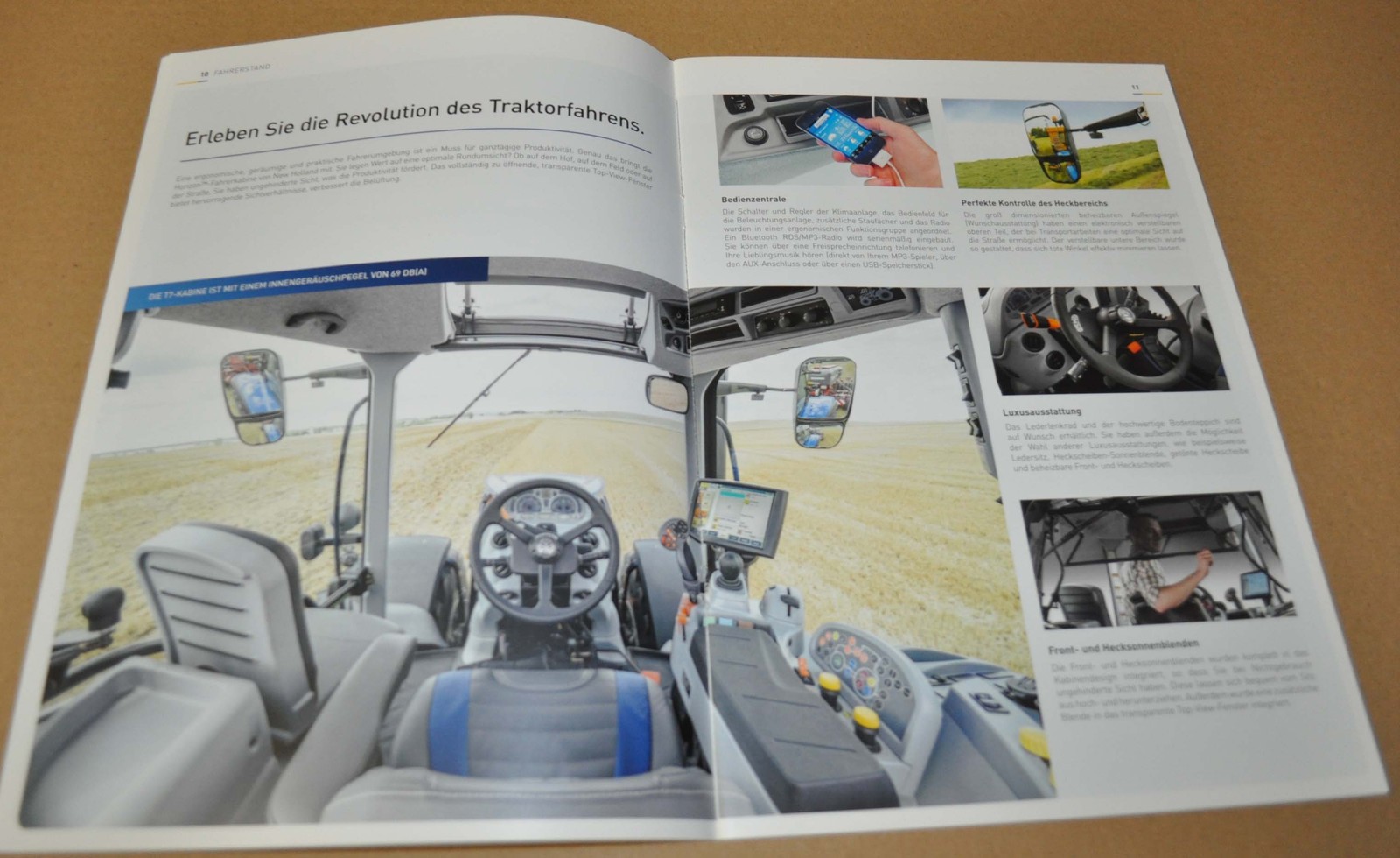 2015 2016 New Holland T7 Heavy Series Tractor Brochure Prospekt DE
