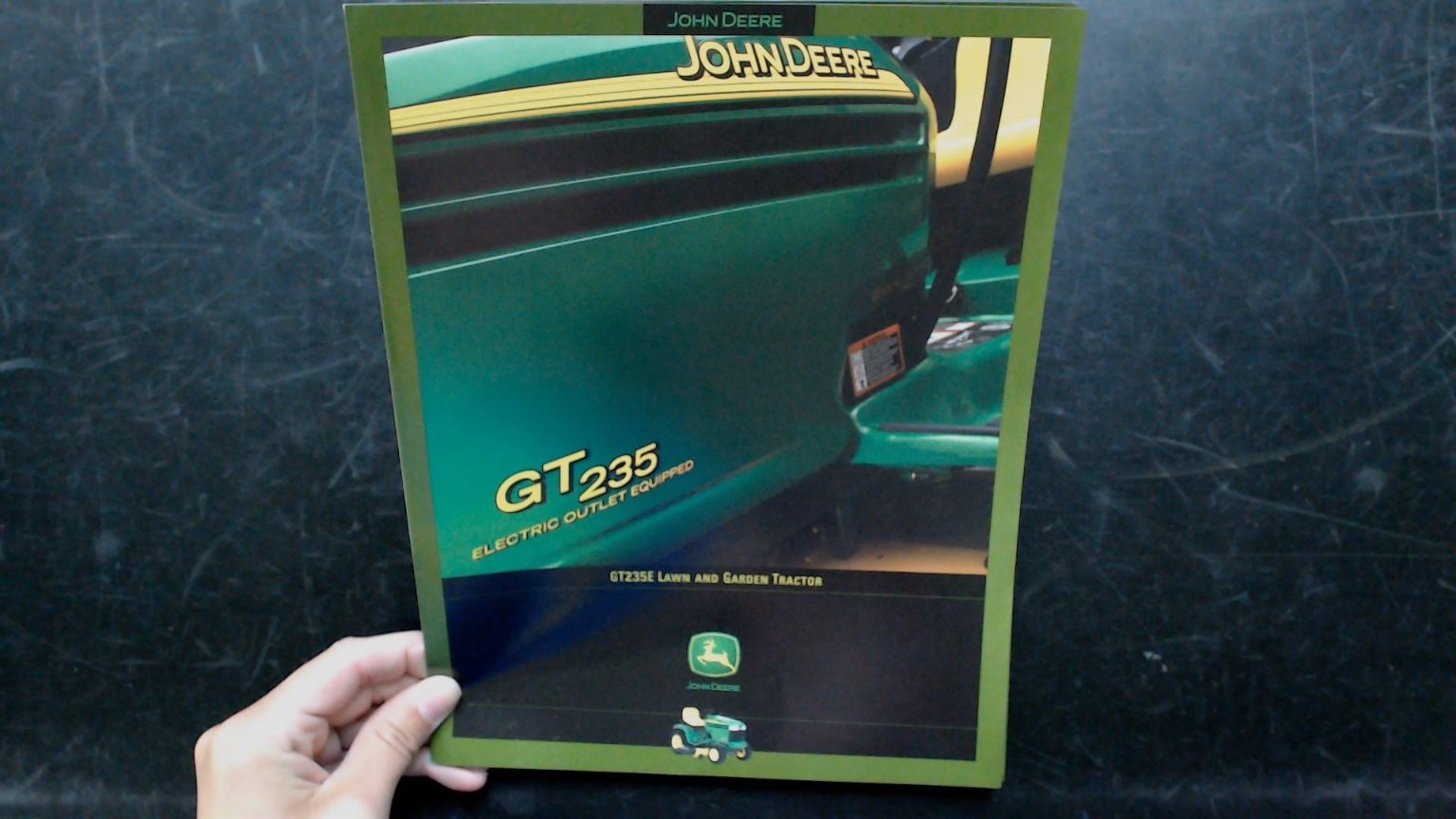John Deere GT235E Brochure Lawn Tractor Electric Outlet Vintage