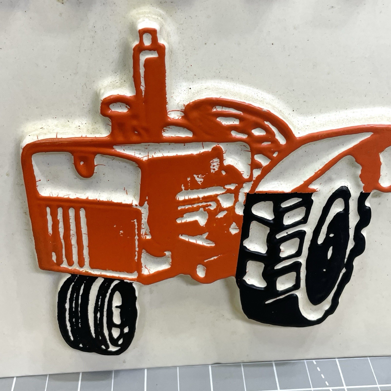 Rare 4 Way Tractor Dealer Display Sign Blow Mold Plastic Farm Equipment Hang