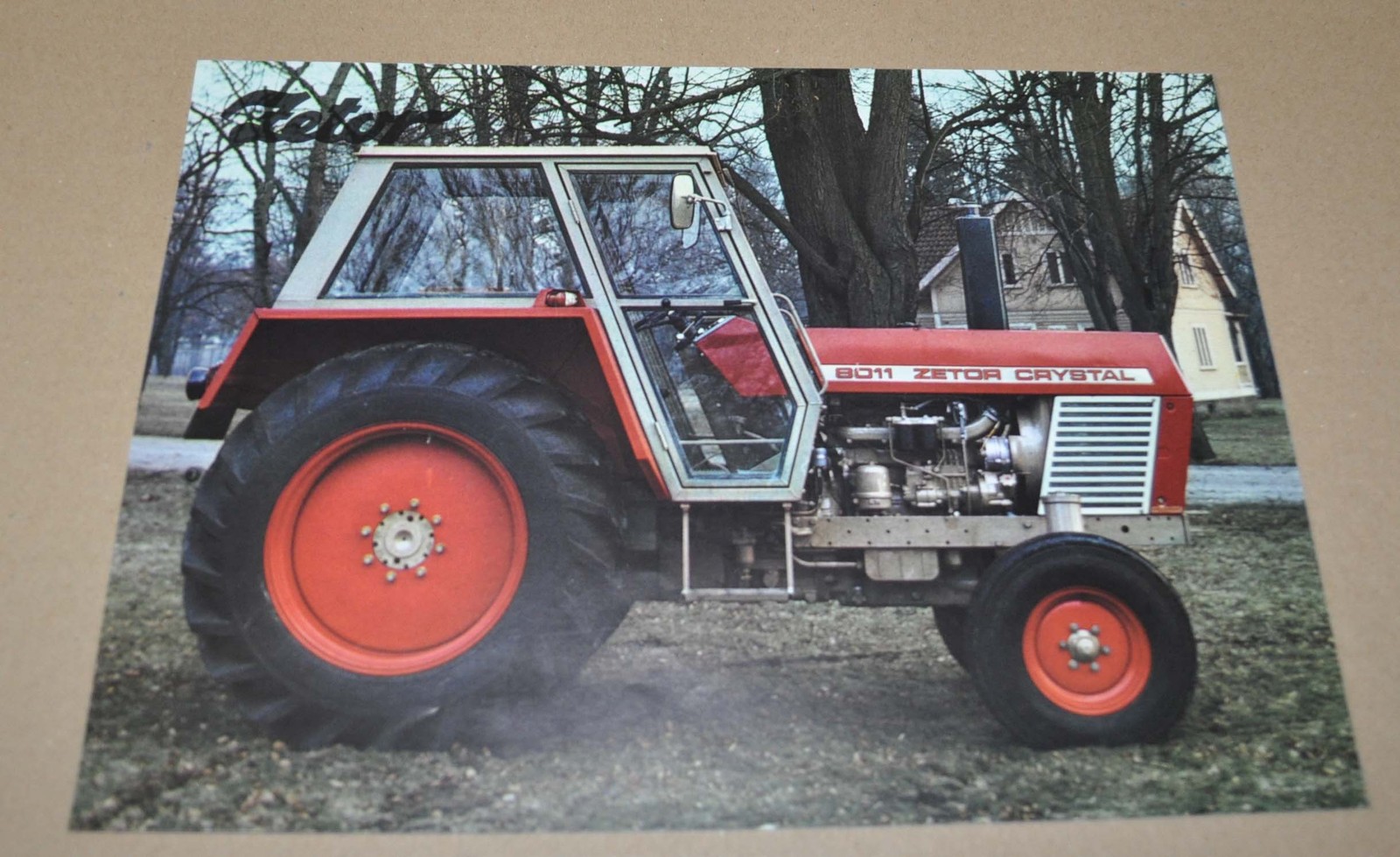 Zetor 8011 Crystal Tractor Specification Brochure Prospekt DK