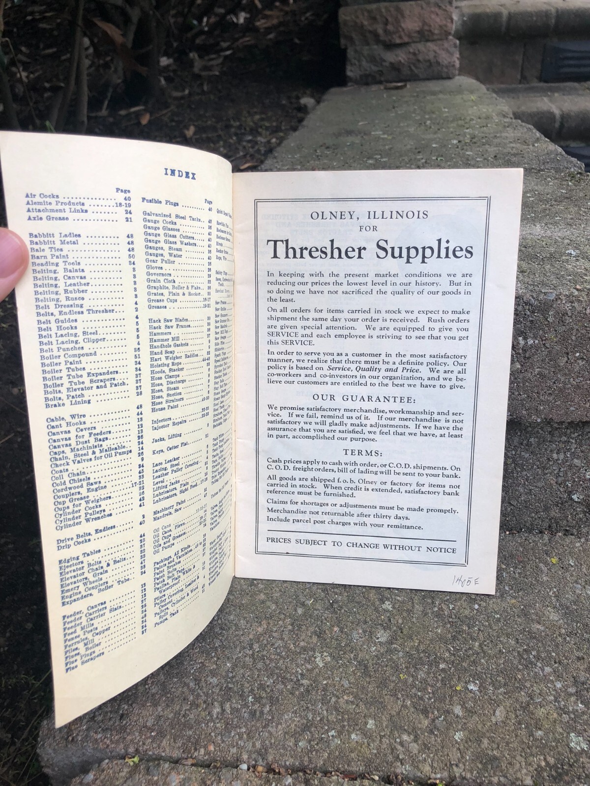 1933 & 1938 Hudson Hill Co. Threshers & Mill Supply Catalogs…2 Items