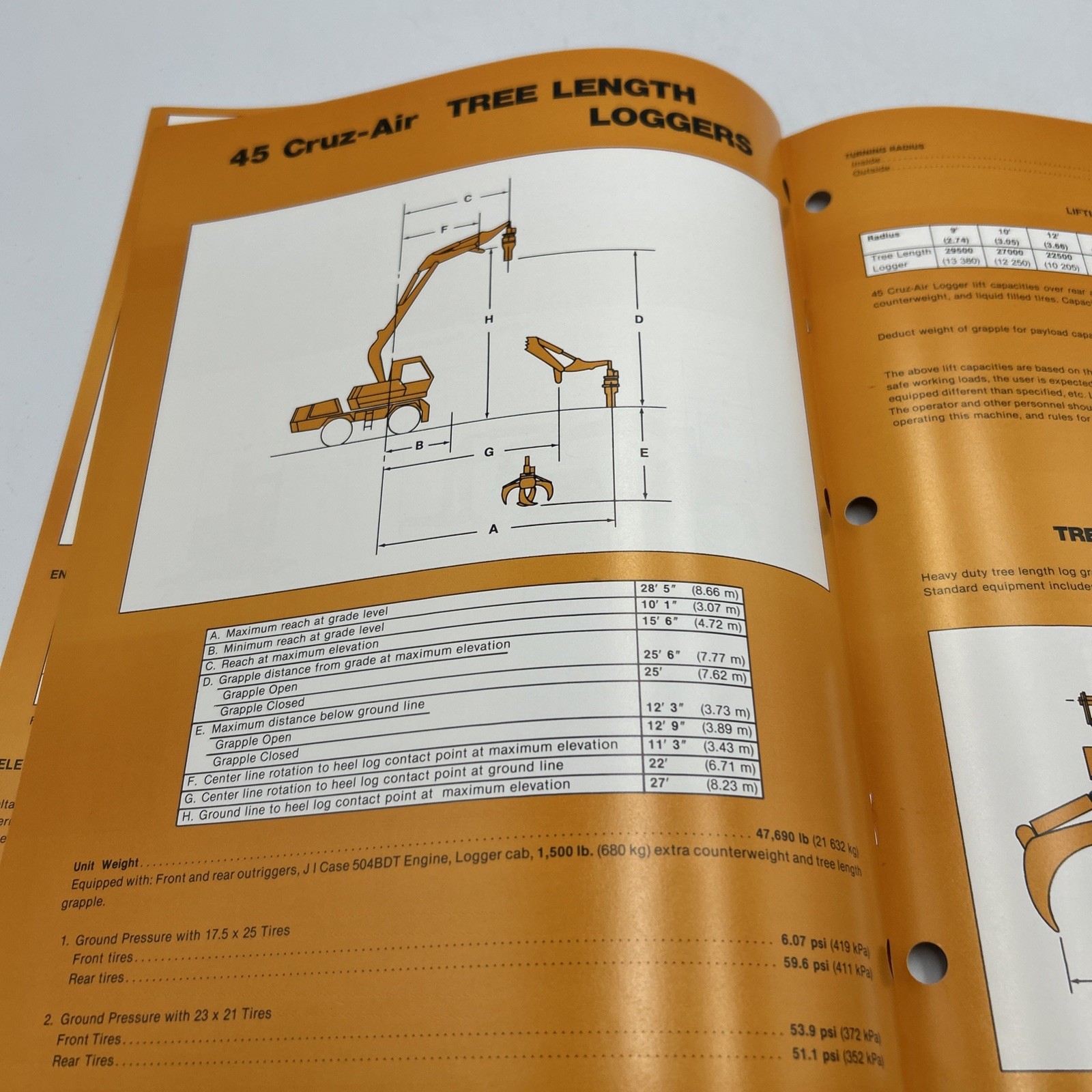 Drott 44 Cruz-Air Loggers Dealer&rsquo;s Brochure Tenneco Company