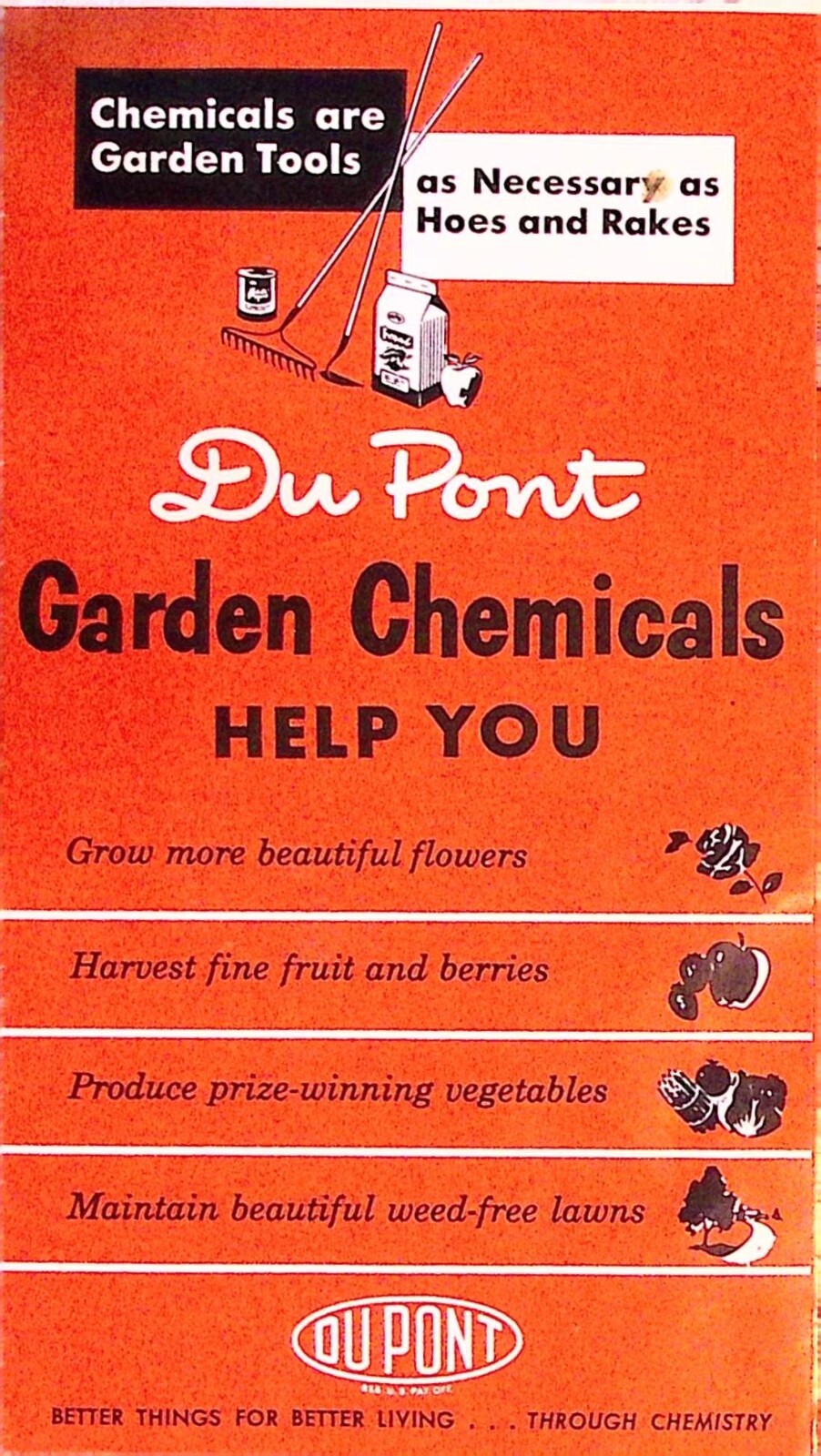 DuPont Garden Chemicals Brochure Vintage Advertising